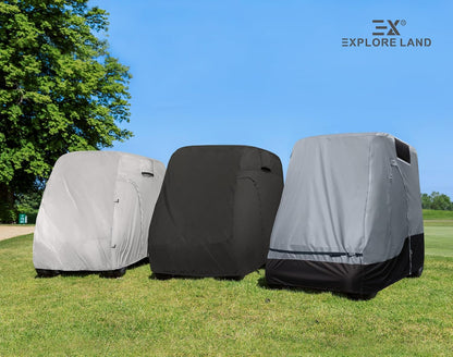 Waterproof Golf Cart Cover Universal Fits for Most Brand 2/4/6 Passenger Car