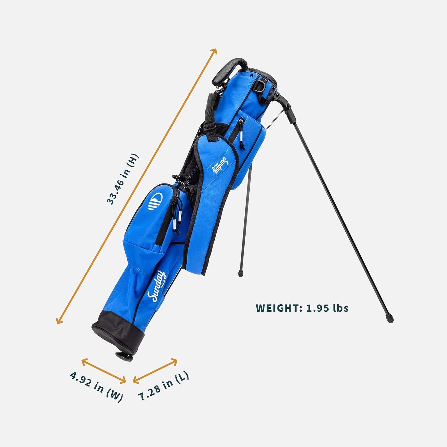 The Original Lightweight  Bag with Stand | Easy to Carry, Durable, Pitch & Putt, Driving Range, Par 3 & Executive Courses