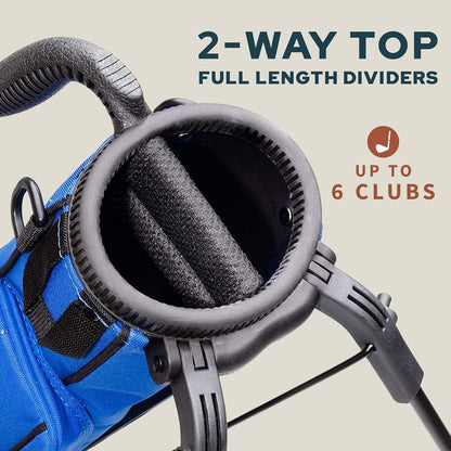 The Original Lightweight  Bag with Stand | Easy to Carry, Durable, Pitch & Putt, Driving Range, Par 3 & Executive Courses