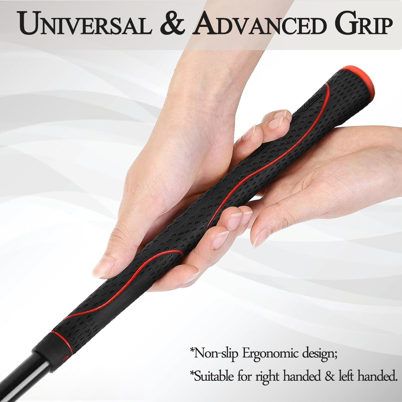 Golf Swing Trainer Aid - 48"/40" Warm-Up Stick for Strength, Flexibility, and Tempo Training with Weighted Head Swing Corrector for Men and Women