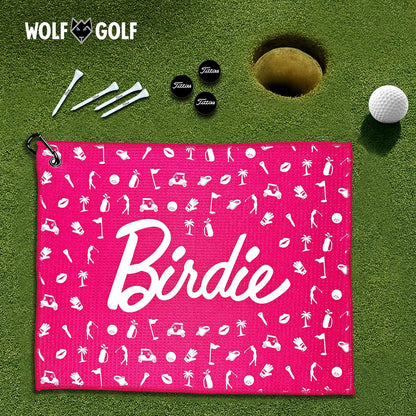 Birdie Women's Golf Towel | Premium Golf Gifts and Accessories for Women