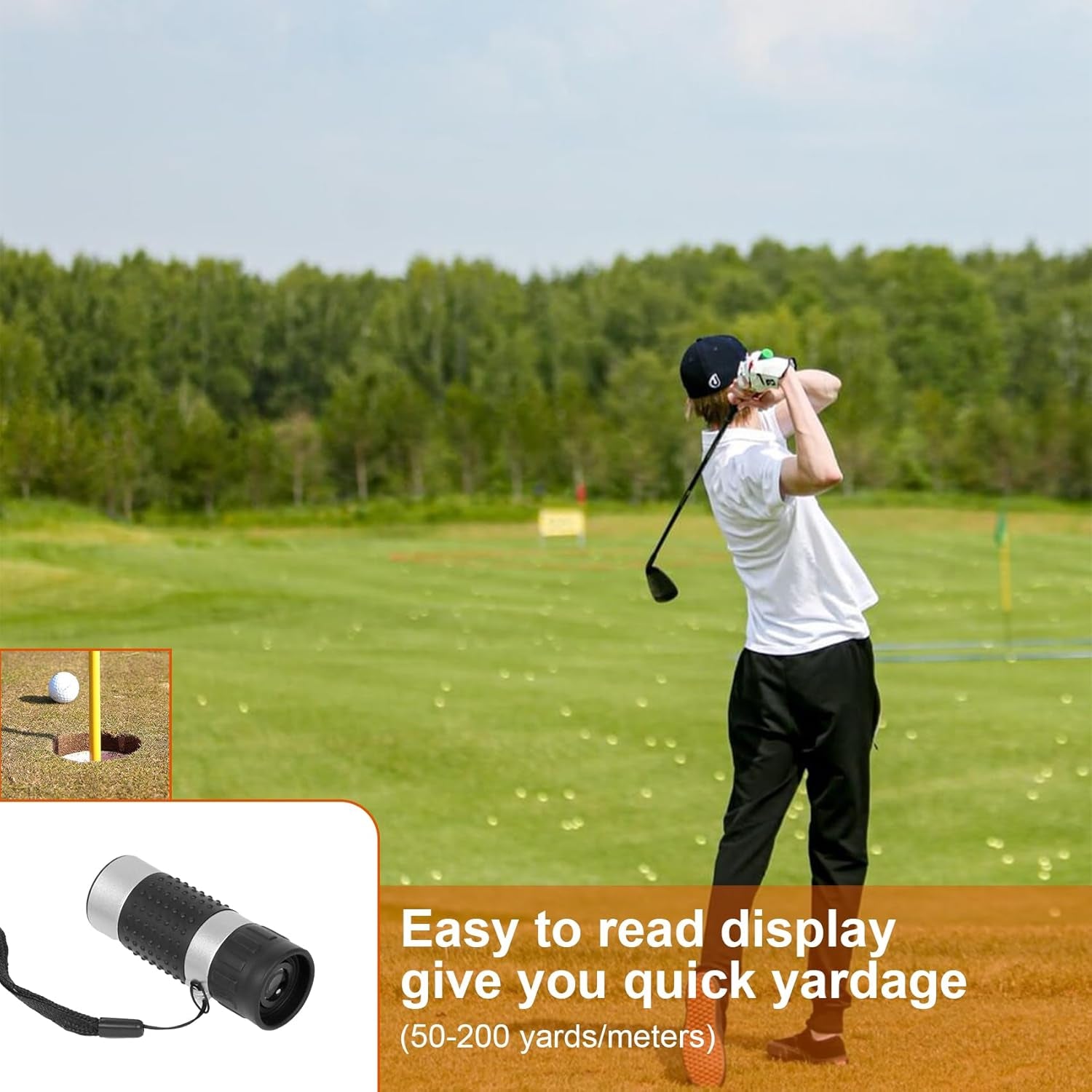 Premium Golf Accessories Set with Leather Case - Complete Kit Including Golf Balls, Tees, Brushes, Rangefinder, Scorer, Ball Marker, Clips, and Divot Tool - Ideal Gifts for Golf Enthusiasts
